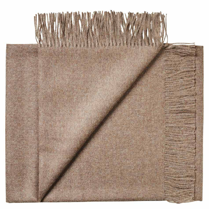 Solid Baby Alpaca Wrap / Throw